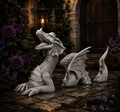 Guardian Dragon Garden Statue