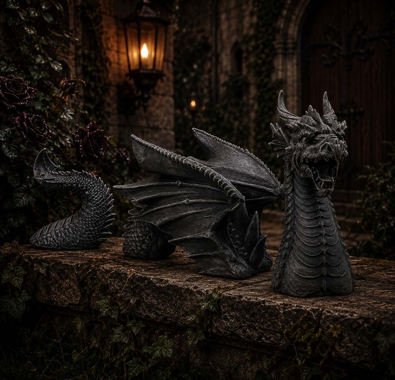 Guardian Dragon Garden Statue